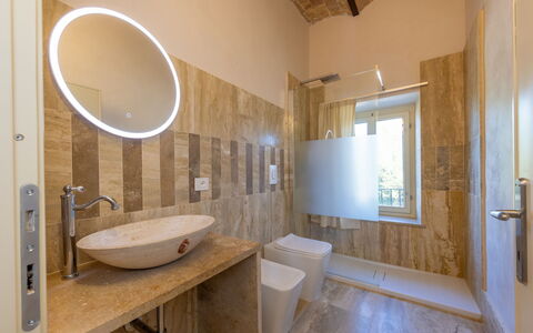 Accommodatie Borgo Ariano 8: Badkamer