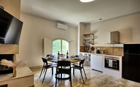 Accommodatie Borgo Ariano 19: Keuken, Lunchroom, Woonkamer