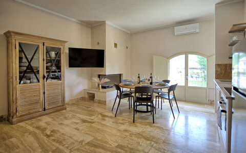 Accommodatie Borgo Ariano 19: Keuken, Lunchroom, Woonkamer