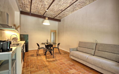 Accommodatie Borgo Ariano 8: Keuken, Lunchroom, Woonkamer