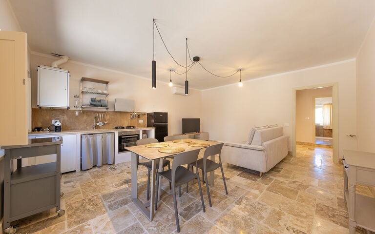 Accommodatie Borgo Ariano 2: Keuken, Lunchroom, Woonkamer