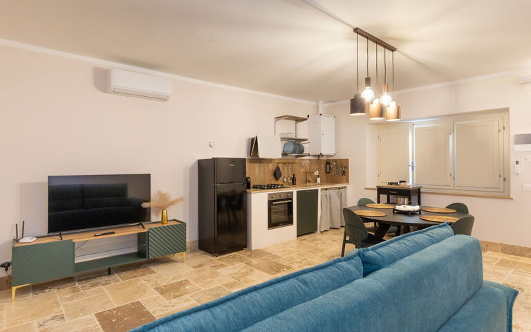 Accommodatie Borgo Ariano 3: Keuken, Lunchroom, Woonkamer