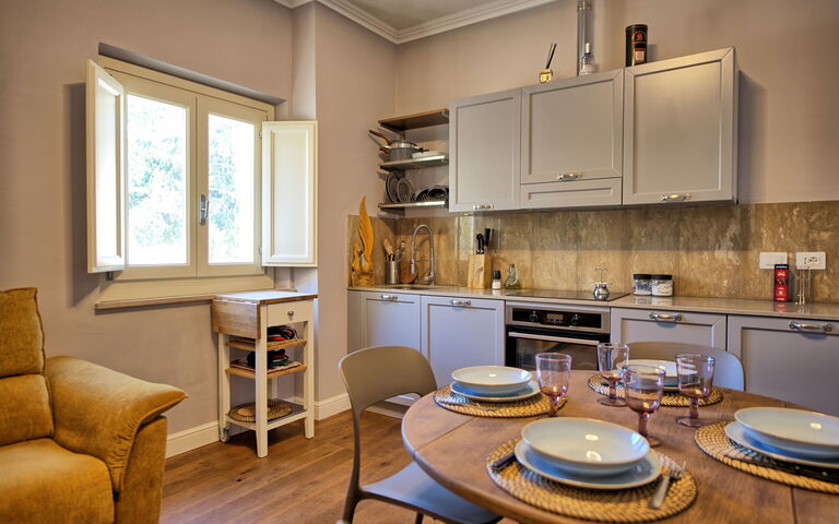Accommodatie Borgo Ariano 20: Keuken, Lunchroom, Woonkamer