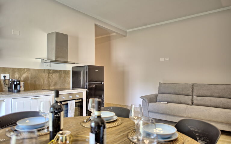 Accommodatie Borgo Ariano 19: Keuken, Lunchroom, Woonkamer