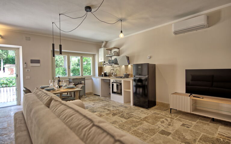 Accommodatie Borgo Ariano 2: Keuken, Lunchroom, Woonkamer