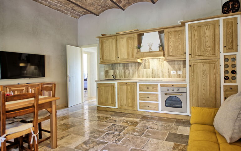 Accommodatie Borgo Ariano 9: Keuken, Lunchroom, Woonkamer