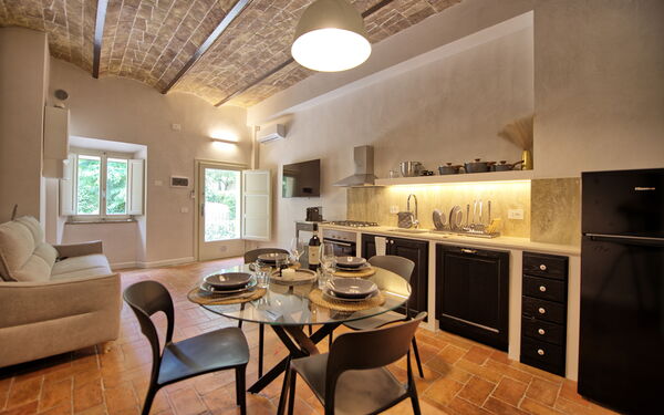 Accommodatie Borgo Ariano 8: Keuken, Lunchroom, Woonkamer