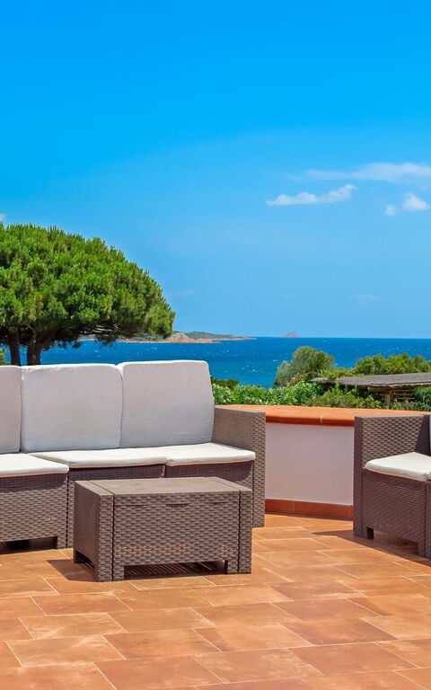 Villa Silenis: Balkon / terras / patio, Buitenkanten, Buitenshuis, Keer bekeken