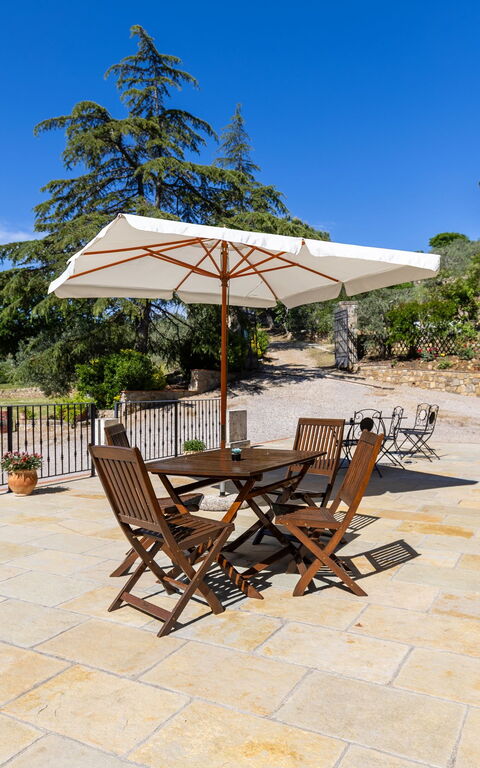 Tenuta Macericca: Balkon / terras / patio, Buitenkanten, Buitenshuis