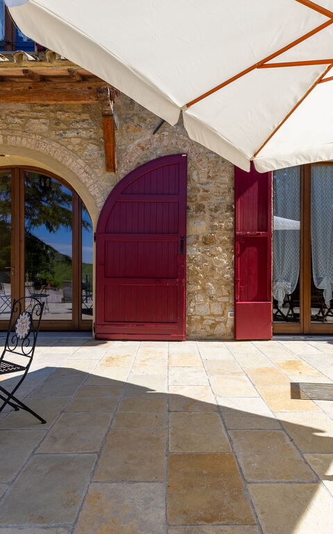 Tenuta Macericca: Balkon / terras / patio, Buitenkanten, Buitenshuis