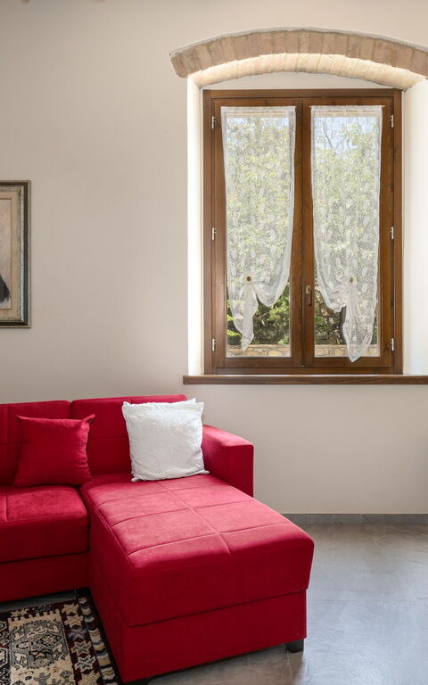 Tenuta Macericca: Woonkamer