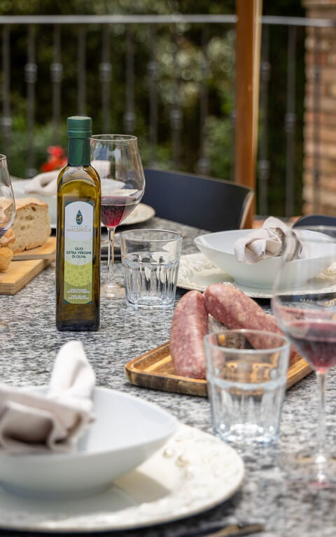 Tenuta Macericca: Balkon / terras / patio, Buitenkanten, Buitenshuis