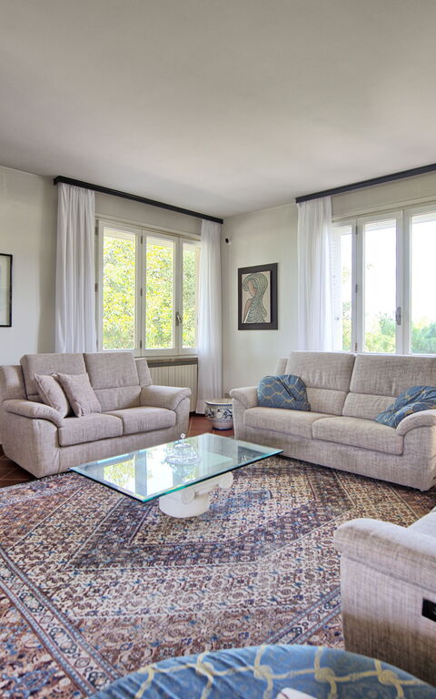 Villa Adriana: Woonkamer