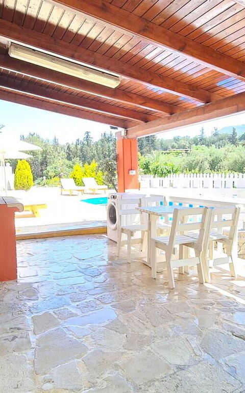 Villa Nikolas: Balkon / terras / patio, Buitenkanten