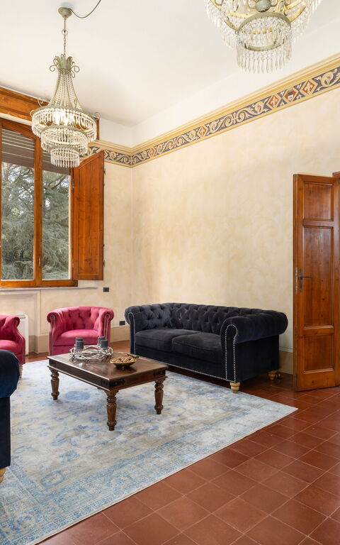 Villa Silvia: Woonkamer