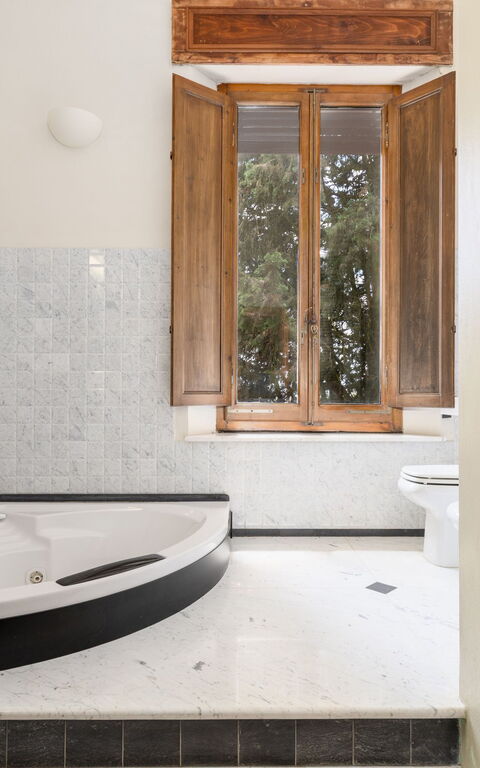 Villa Silvia: Badkamer, bubbelbad