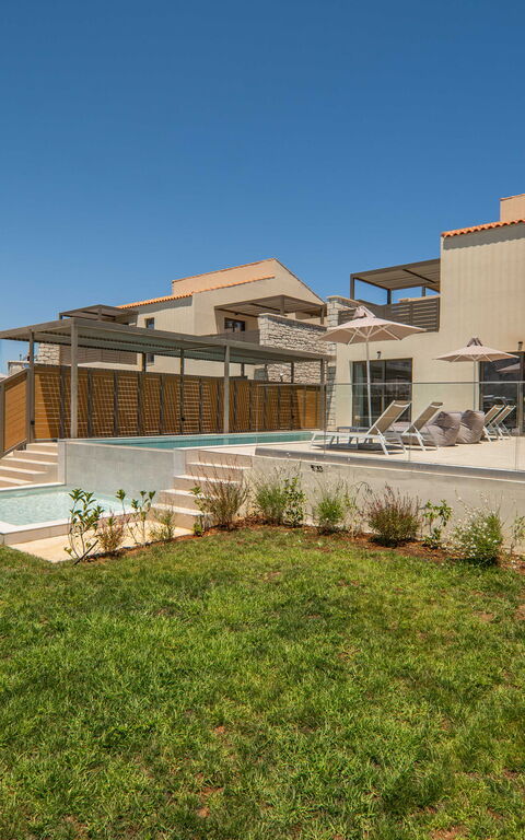 Villa Zen Chrysi: Buitenkanten, Buitenshuis, Tuin, zwembad