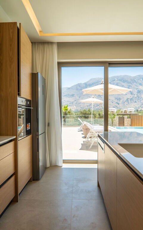 Villa Zen Chrysi: Keuken