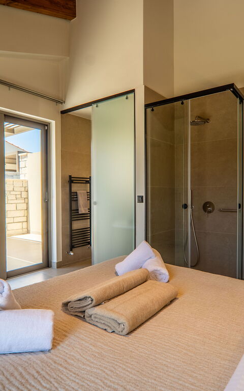 Villa Zen Chrysi: slaapkamer