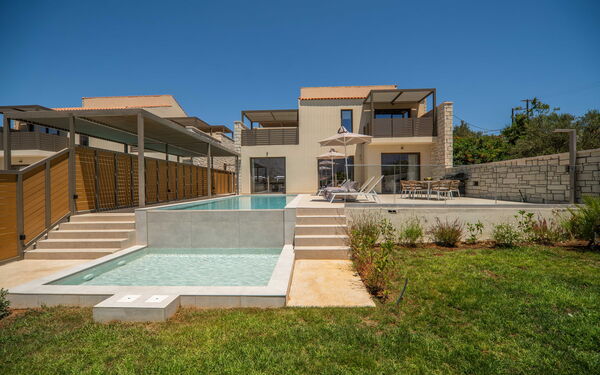 Villa Zen Chrysi: Buitenkanten, Buitenshuis, Tuin, zwembad