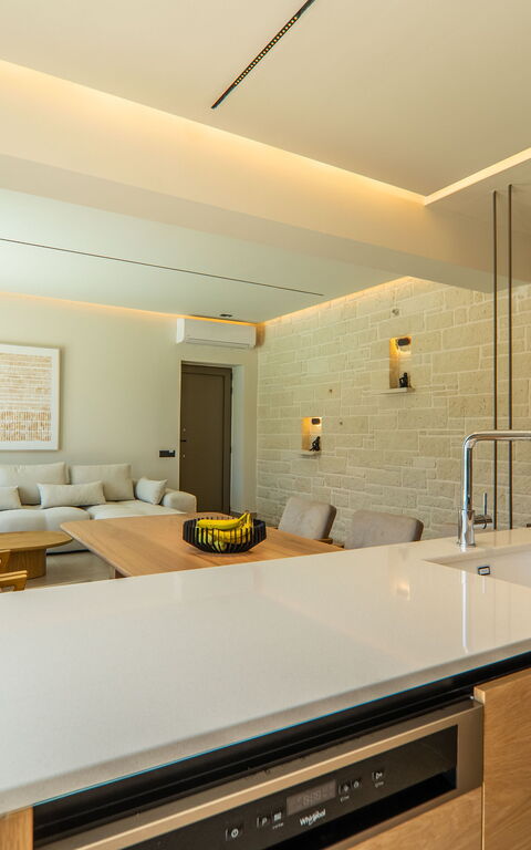 Villa Zen Hera: Keuken, Woonkamer