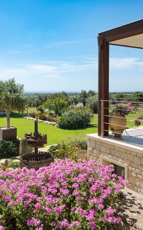 Corte Antigua: Balkon / terras / patio, Buitenkanten, Buitenshuis, Tuin, zwembad