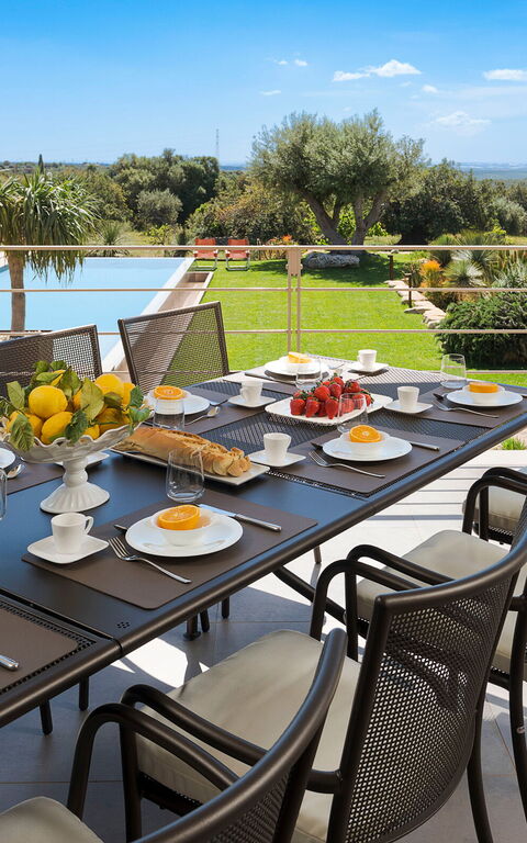 Corte Antigua: Balkon / terras / patio, Buitenkanten, Buitenshuis, Tuin