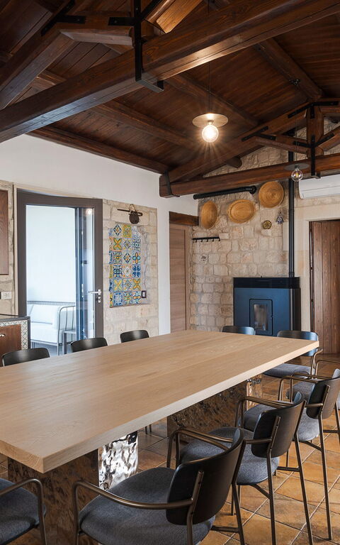 Corte Antigua: Keuken, Lunchroom