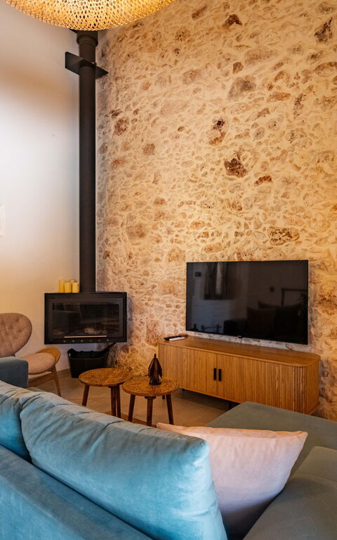 Villa Platon: Woonkamer
