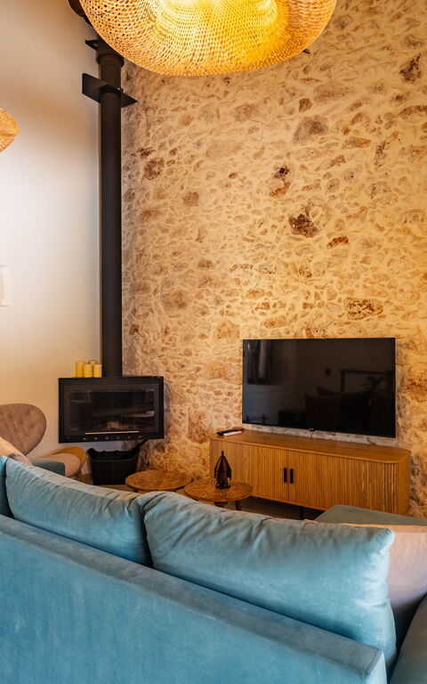 Villa Platon: Woonkamer