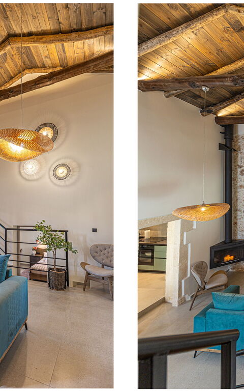 Villa Platon: Woonkamer