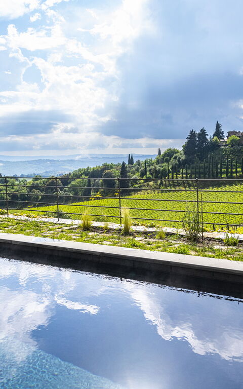 Villa Tenuta Casenuove: Buitenkanten, Buitenshuis, Keer bekeken, Tuin, zwembad