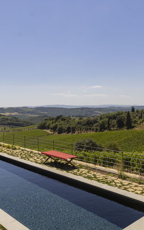 Villa Tenuta Casenuove: Buitenkanten, Buitenshuis, Keer bekeken, Tuin, zwembad