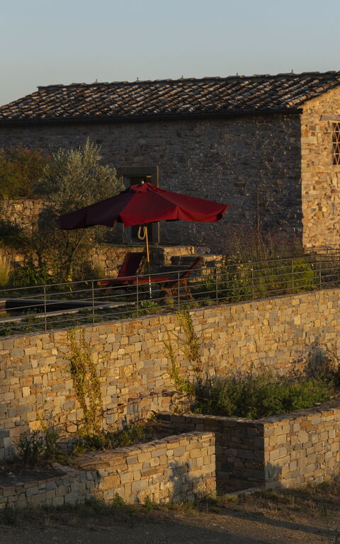 Villa Tenuta Casenuove: Buitenkanten, Buitenshuis, Tuin