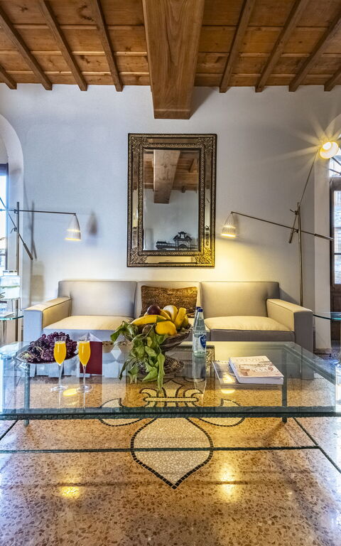 Villa Tenuta Casenuove: Woonkamer