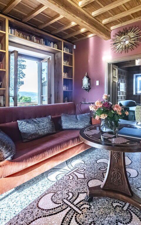 Villa Tenuta Casenuove: Woonkamer