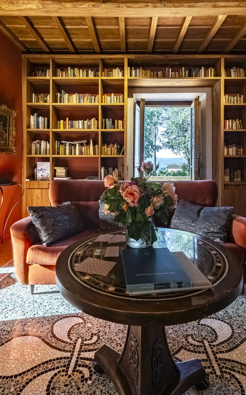 Villa Tenuta Casenuove: Woonkamer