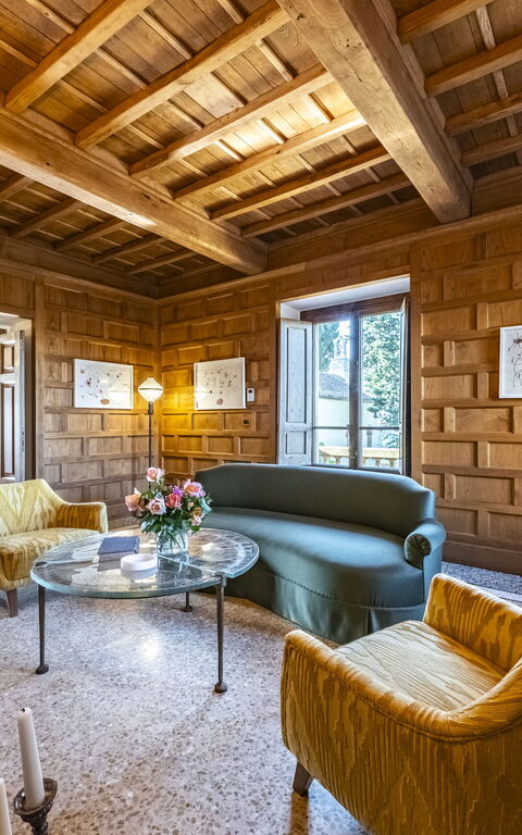 Villa Tenuta Casenuove: Woonkamer