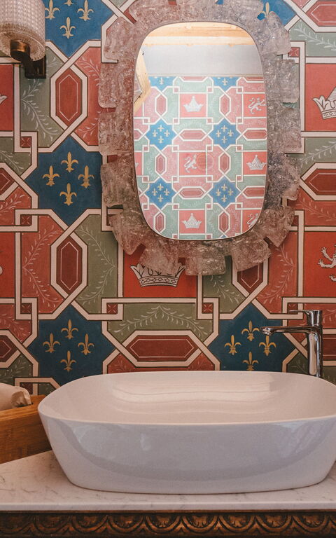 Villa Tenuta Casenuove: Badkamer