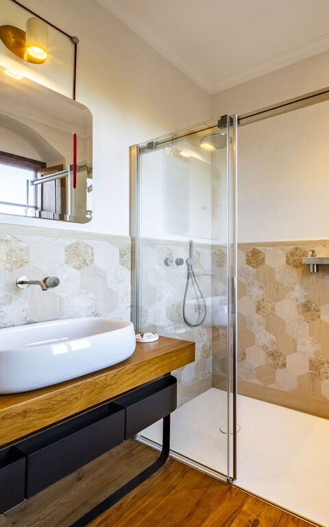 Villa Tenuta Casenuove: Badkamer