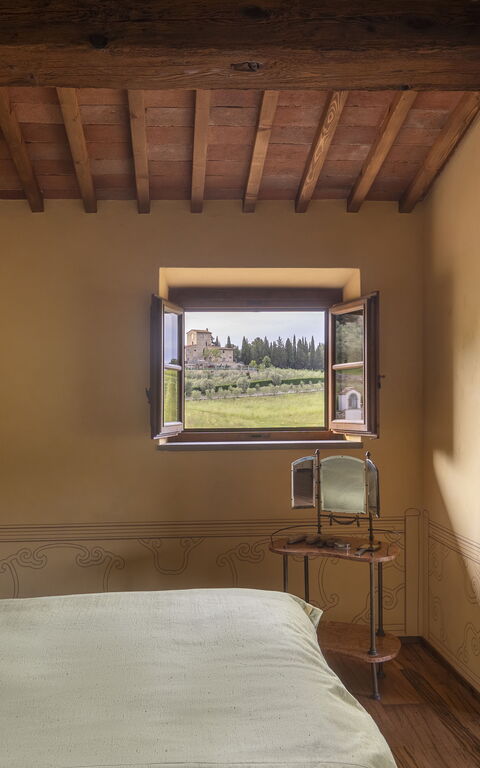 Villa Tenuta Casenuove: slaapkamer