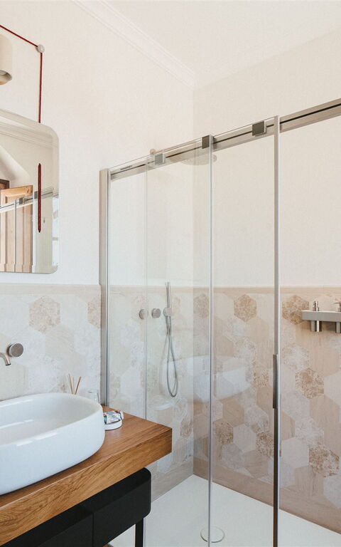 Villa Tenuta Casenuove: Badkamer