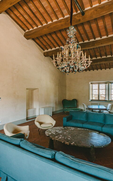 Villa Tenuta Casenuove: Woonkamer