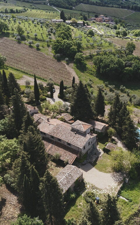 Podere Lupinati: Keer bekeken, zwembad