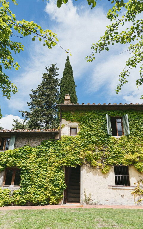 Podere Lupinati: Buitenkanten, Buitenshuis