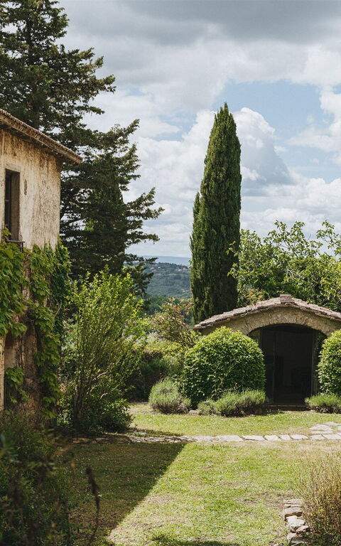 Podere Lupinati: Buitenkanten, Buitenshuis, Tuin