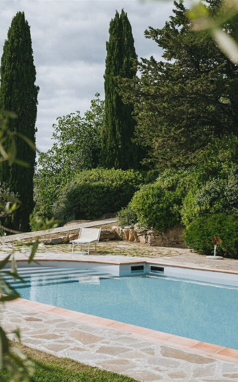 Podere Lupinati: Buitenkanten, Buitenshuis, zwembad