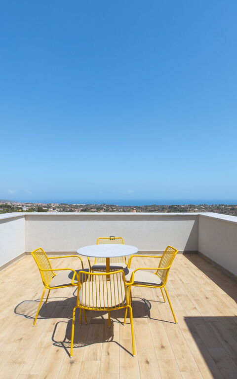 Villa Aversa: Balkon / terras / patio, Buitenkanten, Buitenshuis, Keer bekeken