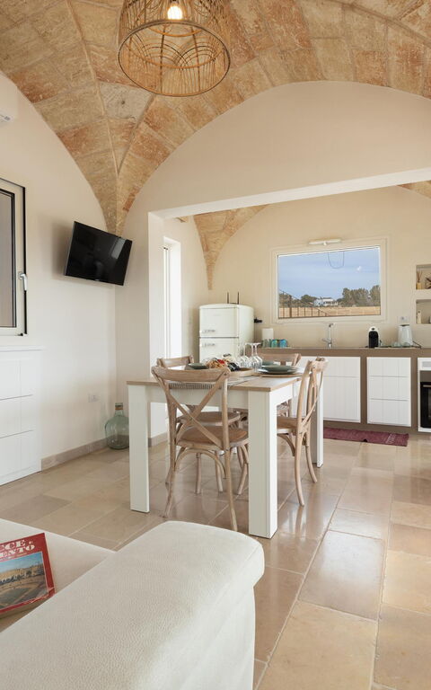 Villa Incantesimo: Keuken, Lunchroom, Woonkamer