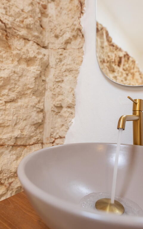 Villa Perla Del Sud: Badkamer